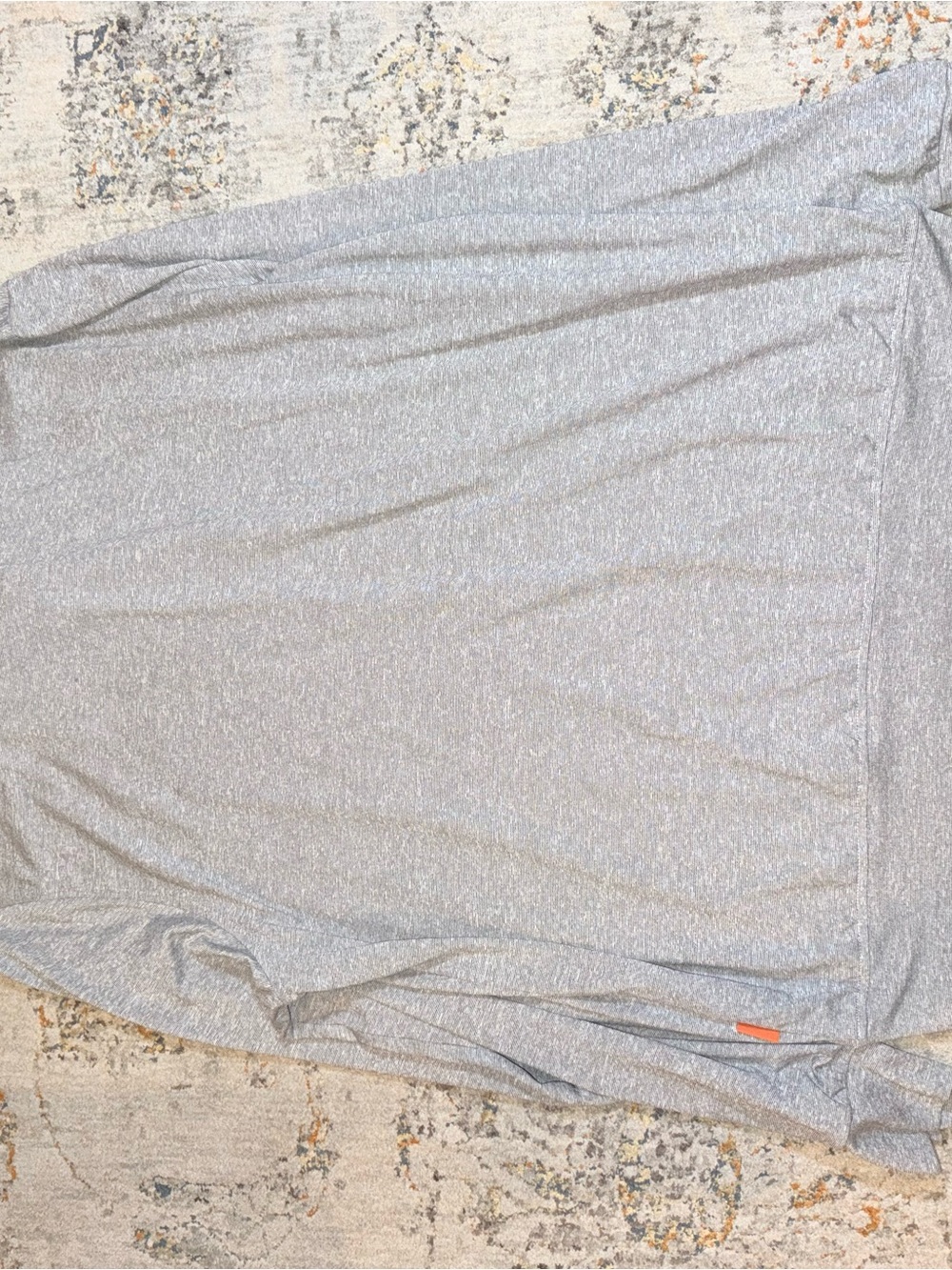 New Orleans Saints Men’s Heather Gray Quarter-Zip Pullover Stitch L A101 - Picture 10 of 10